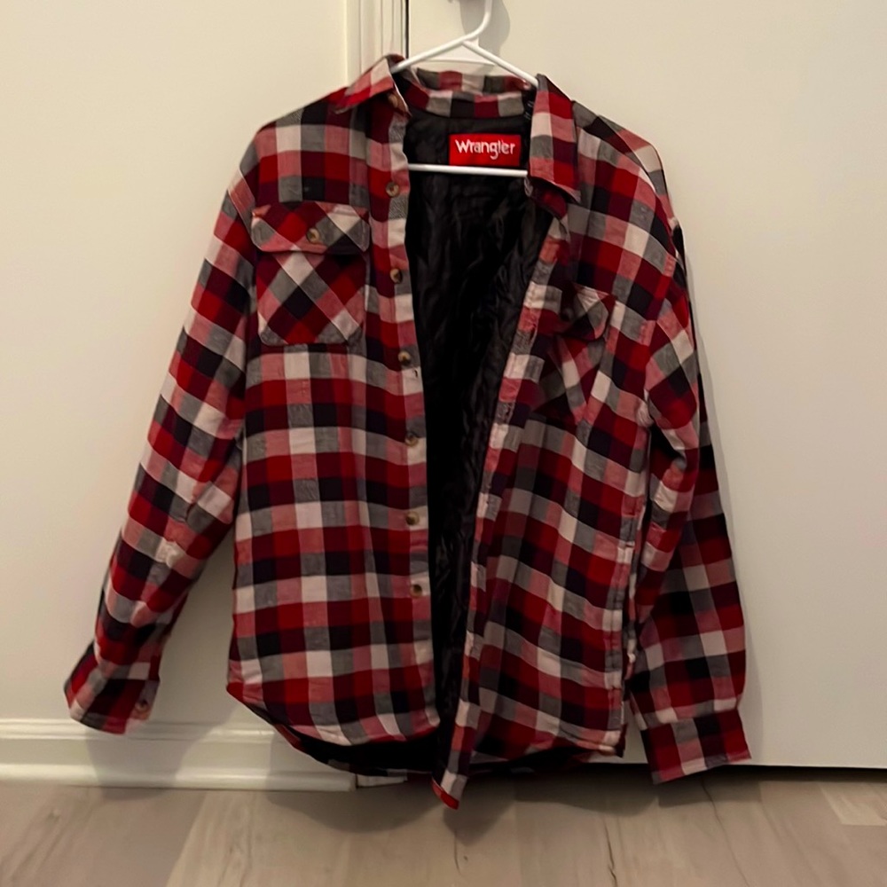 Wrangler Lined Shacket - Size Small - image 1